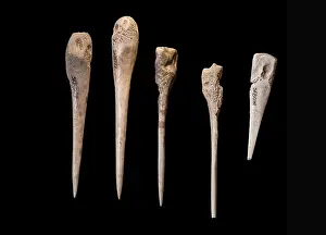 Polisher: Pins, Visitor Centre Museum, Skara Brae, Mainland, Orkney