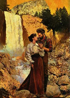 Clasped: Pioneer Couple