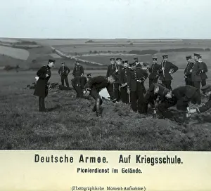 Kriegsschule: Pioneers in the field, 1903