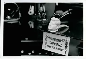 Palacio: Pipe with head of John F Kennedy