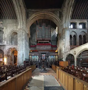 1123: Pipe organ, St Bartholomew the Great, City, London, England
