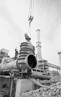 Kosice: Pipe - piping - installation - crane