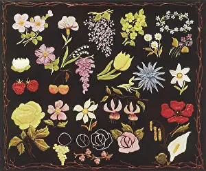 Refreshment: Piped Flower Samples