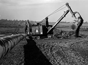 Kilometer: Pipeline - construction - excavation - crude - oil