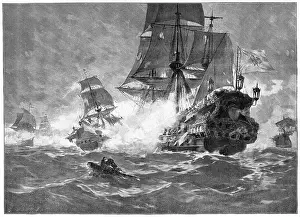 Piracy: piracy, squadron of the Brandenburg Navy capture
