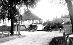 Pirbright: Pirbright, The White Hart 1908