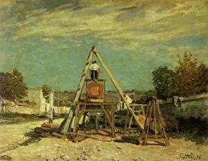 Sisley: Pit Sawyers, by Alfred Sisley