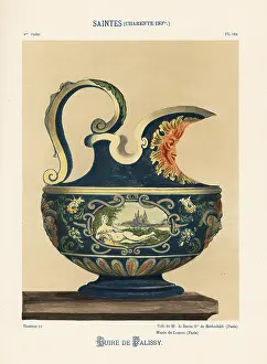Saintes: Pitcher by Bernard Palissy, potter from Saintes