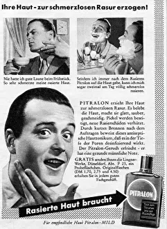 Aftershave: Pitralon aftershave advert