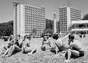 Pitsunda: Pitsunda beach, 1968