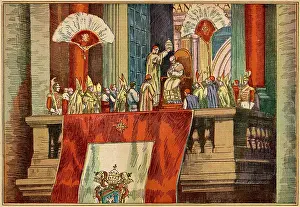 Enthronement: PIUS XII ENTHRONED