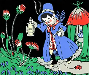 Pixy: A pixie checks that the flowers are sleeping