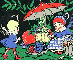 Markets: A pixie fruit seller