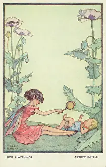 Molly Brett (peter Cope): Pixie Playthings - A Poppy Rattle