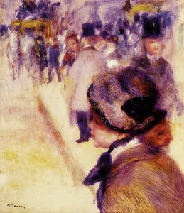 Clichy: Place Clichy, by Renoir
