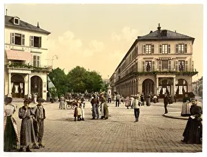Quartier: Place du Quartier Neff, Mulhausen, Alsace Lorraine, Germany
