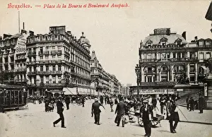 Artois: Place de la Bourse, Boulevard Anspach, Brussels, Belgium