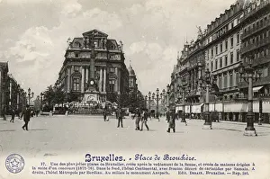 Caryatids: Place de la Brouckere, Brussels, Belgium