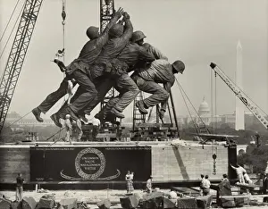 Rosenthal: Placement the statue depicting marines raising