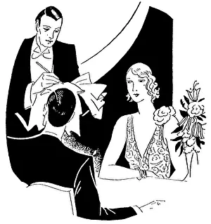 Menus: PLACING AN ORDER 1929
