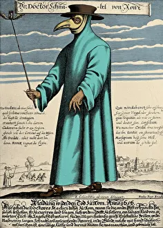Hooded: Plague Doctor, 17th Century