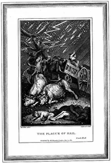 Clement: The Plague of Rain and Hail, one of the Seven