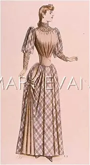 Passementerie: PLAID DRESS 1893