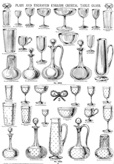 Jugs: Plain and Engraved English Crystal Table Glass, Plate 94