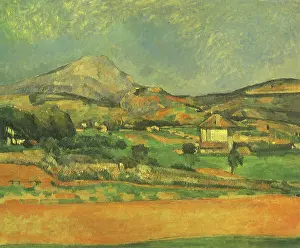 Victoire: Plain by Mont Sainte-Victoire, by Paul Cezanne
