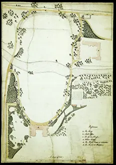 Audley: Plan for Audley End by Capability Brown
