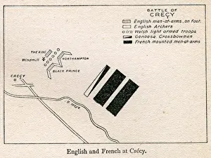 Crecy: Plan of the Battle of Crecy