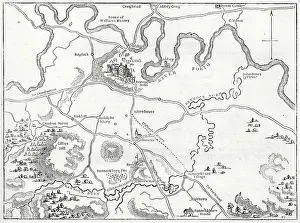 1314: Plan of the Battlefield of Bannockburn, 1314