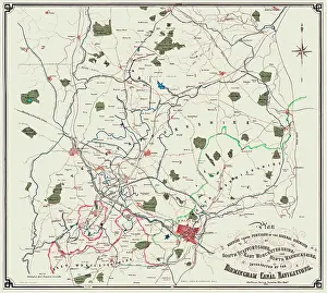 Waterways: Plan of Birmingham Canal Navigations