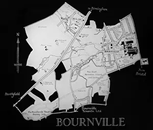 Bournville: Plan of Bournville village