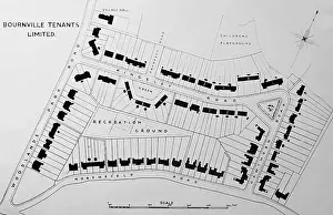 Bournville: Plan of Bournville village