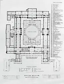 Bloomsbury: Plan of the British Museum building in Bloomsbury
