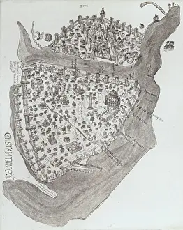 1422: Plan of Constantinople