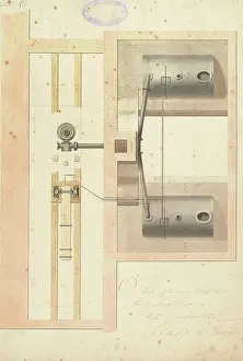 Grimshaw: Plan of the engine taken above the working beam
