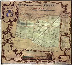 Antigua: A plan of an English colonist's estate called ?
