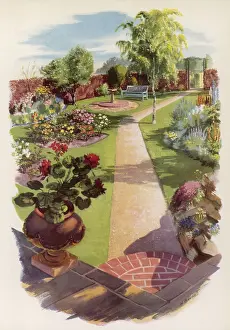 Herbaceous: Plan for a garden, 1954