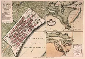 1769: Plan of New Orleans, 1769