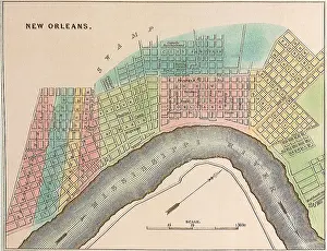 Pelican: Plan of New Orleans 1837