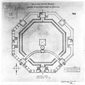 Crypt: Plan for the reconstruction of the Tannenberg Memorial