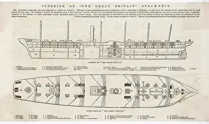 Brunels: Plan of ship SS Great Britain