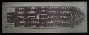 Daquitaine: Plan of a slave ship, Musee d'Aquitaine, Bordeaux