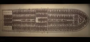 Daquitaine: Plan of a slave ship, Musee d'Aquitaine, Bordeaux