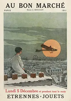 Marche: PLANE OVER PARIS