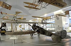 Historisches: Planes. Deutches Museum. Munich. Germany