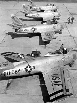 Furstenfeldbruck: Planes of the U.S. air force in Germany