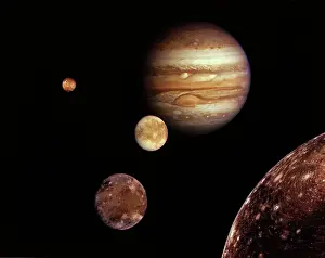 Ganymede: Planet Jupiter and its Moons